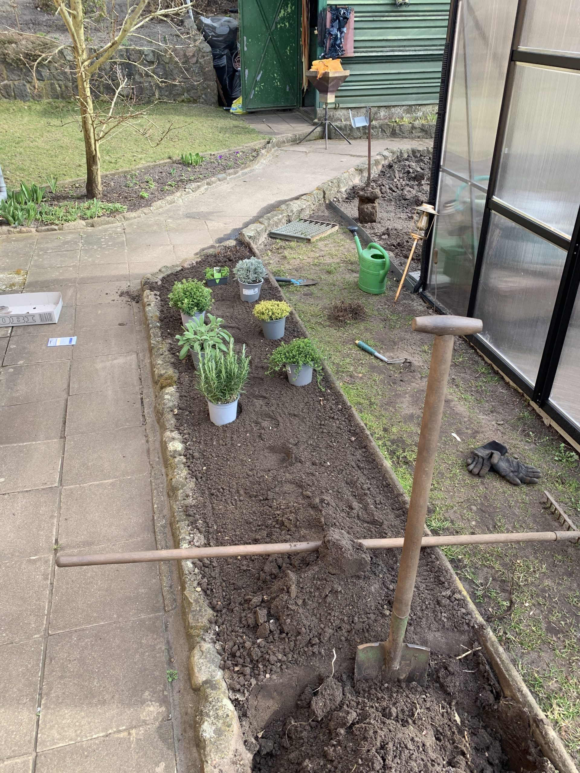 Fotoshooting mit den neuen Gartenkräutern