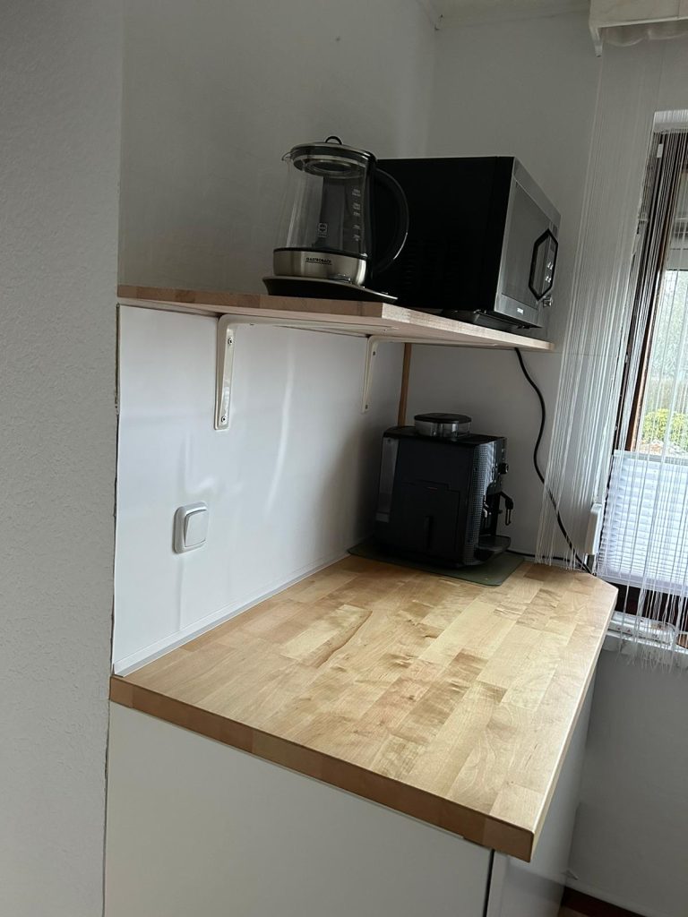 Der Bereich für die Essenszubereitung wurde um eine Etage erweitert