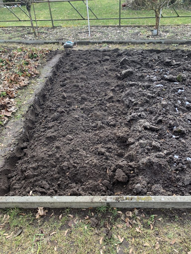 Der umgepflügte Boden darf nun bis Ende April/Anfang Mai ruhen