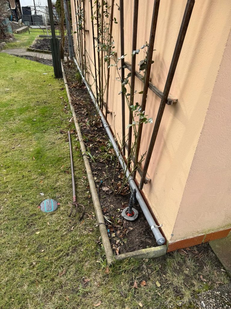 Rückseitiges "Hausbeet" vor der Radikalkur