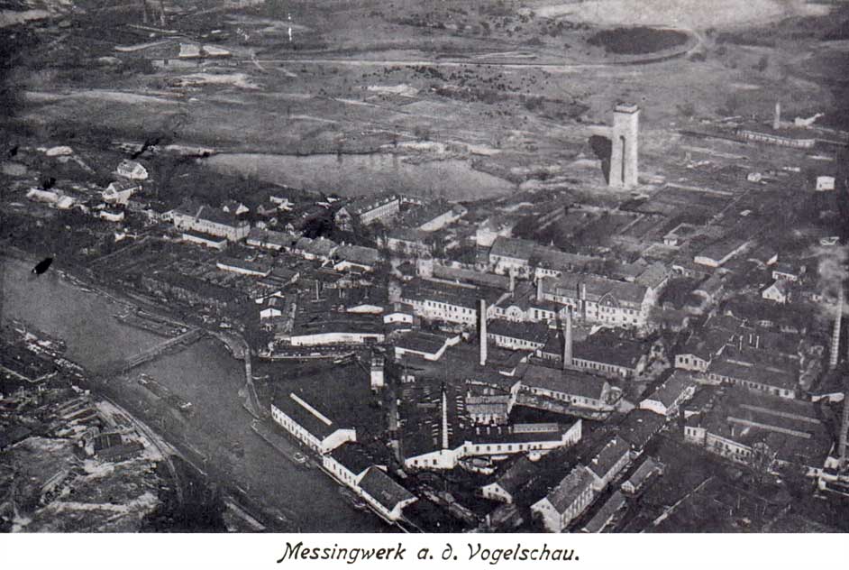 Luftbildaufnahme aus den 1920ern oder 1930ern