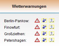 Amtliche Warnung vor Frost und Glätte