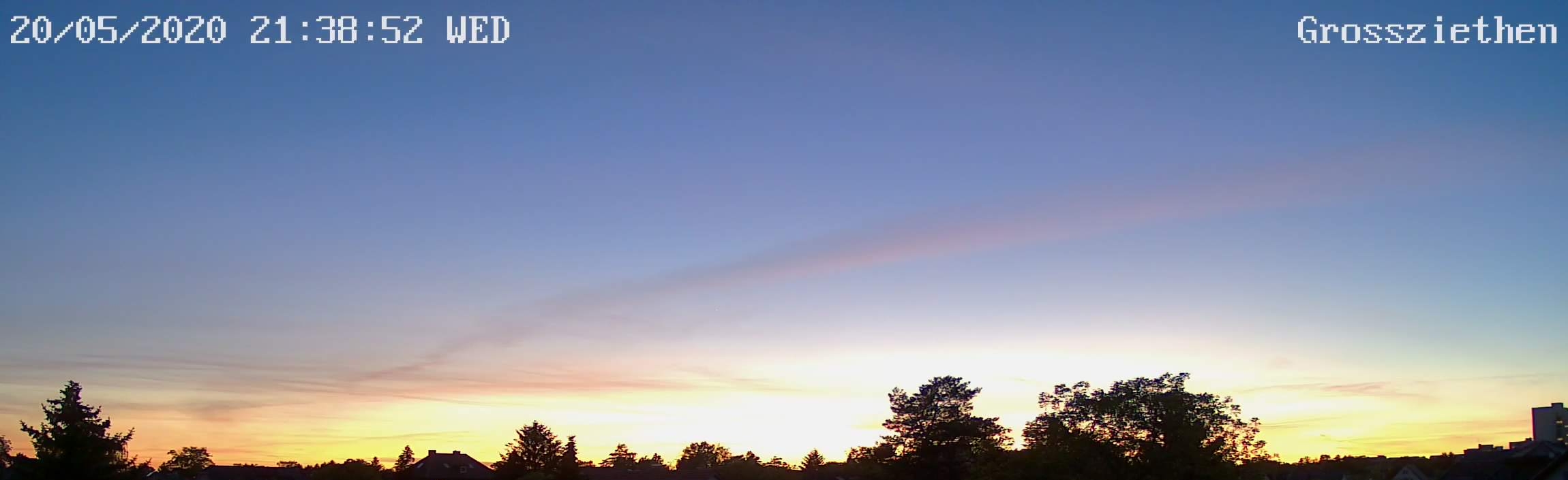 Sonnenuntergang in Großziethen