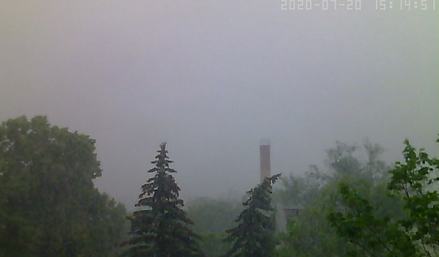 Webcambild aus Pankow vom Zeitpunkt des Unwetters