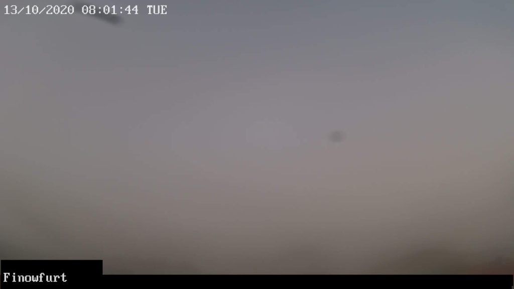 Dichter Nebel in Finowfurt